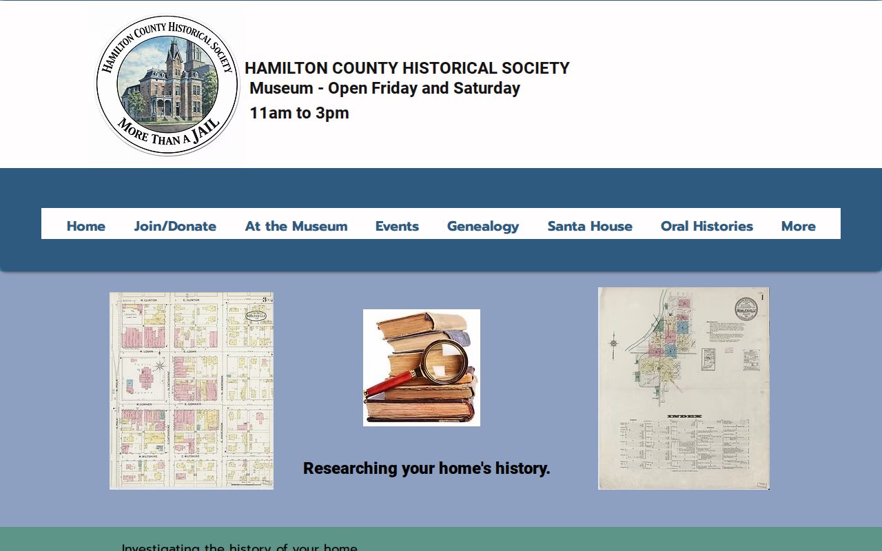 Hamilton County Historical Society house-history resources for Fishers previous residents
