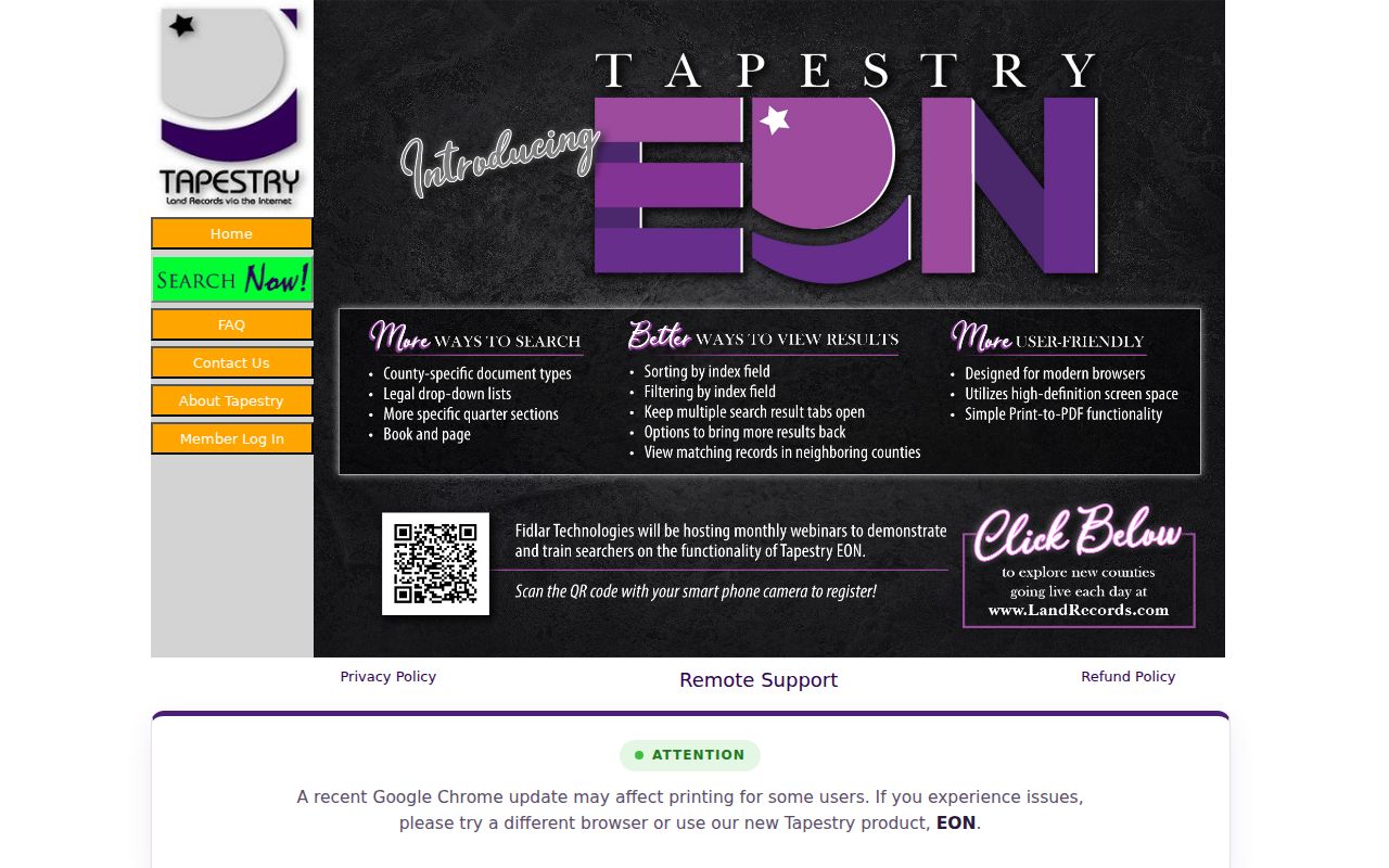 Fishers ZIP code directory access through Fidlar recorded-document search